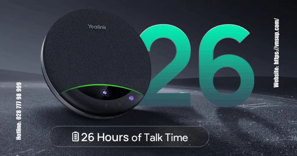 Thời lượng pin ấn tượng