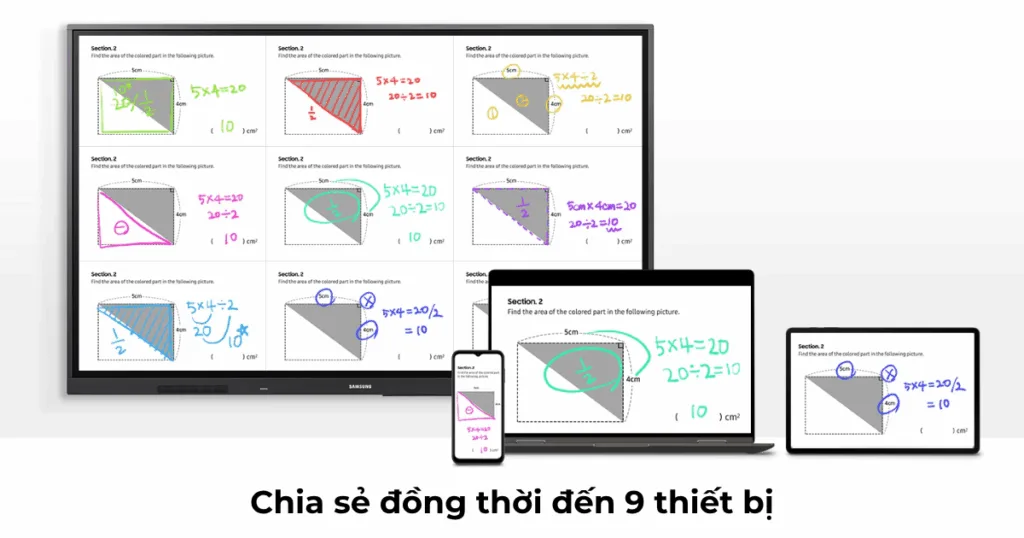 Tính năng chia sẻ màn hình mạnh mẽ