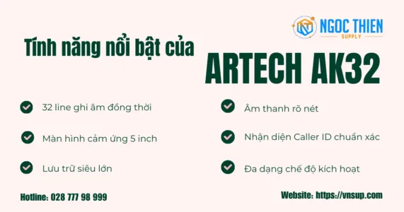 Tính năng nổi bật của ARTECH AK32