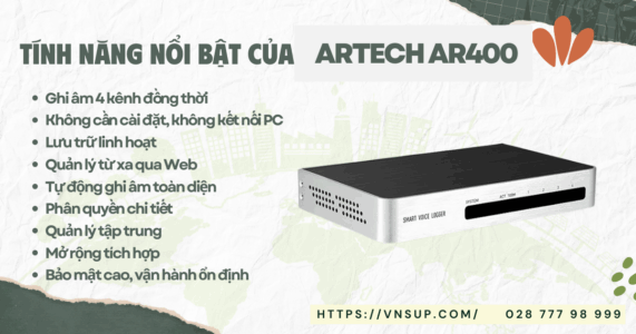 Tính năng nổi bật của ARTECH AR400