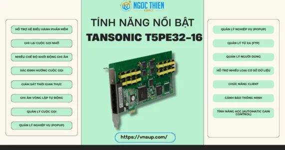 Tính năng nổi bật của Tansonic T5PE32-16