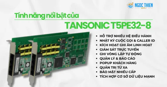 Tính năng nổi bật của Tansonic T5PE32-8