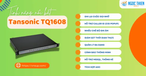 Tính năng nổi bật của Tansonic TQ1608