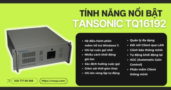 Tính năng nổi bật của Tansonic TQ16192