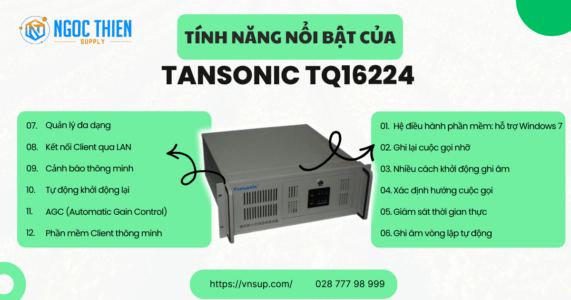 Tính năng nổi bật của Tansonic TQ16224