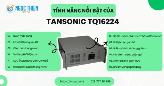 Tính năng nổi bật của Tansonic TQ16224