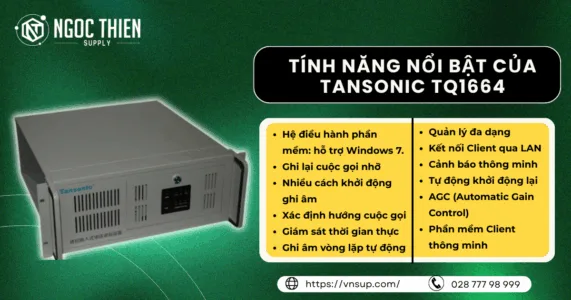 Tính năng nổi bật của Tansonic TQ1664