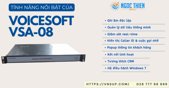 Tính năng nổi bật của VoiceSoft VSA-08