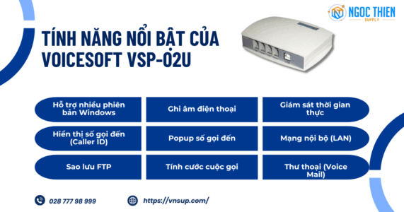 Tính năng nổi bật của VoiceSoft VSP-02U