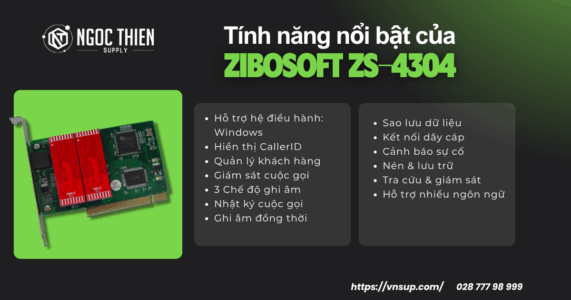 Tính năng nổi bật của Zibosoft ZS-4304