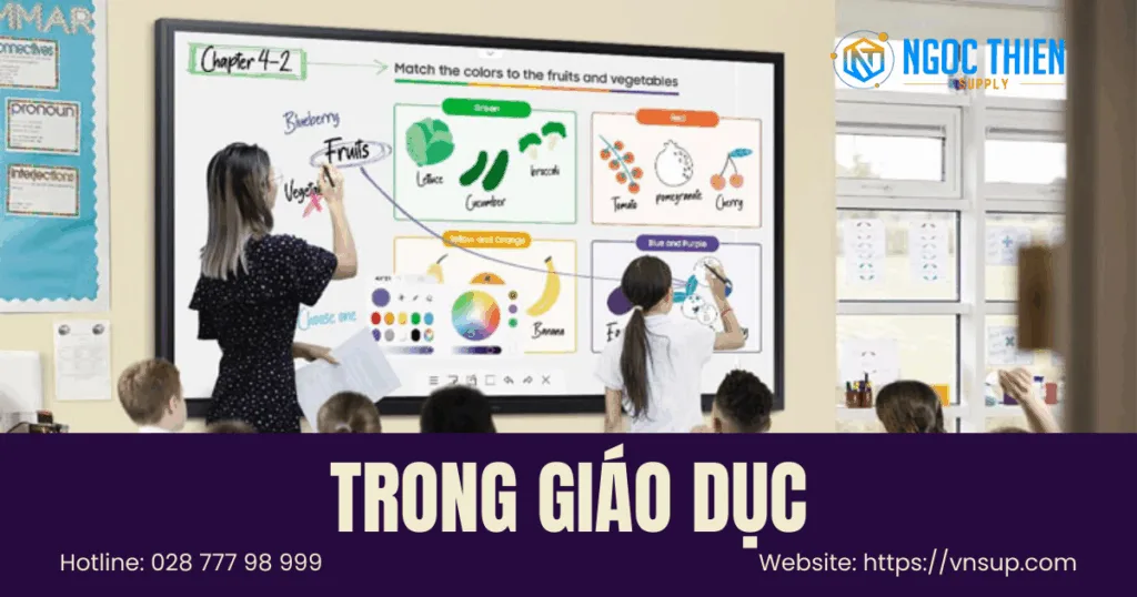 Ứng dụng màn tương tác Samsung trong doanh nghiệp