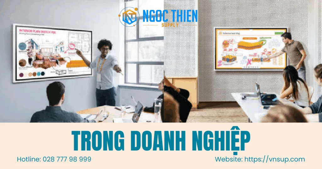 Ứng dụng màn tương tác Samsung trong giáo dục