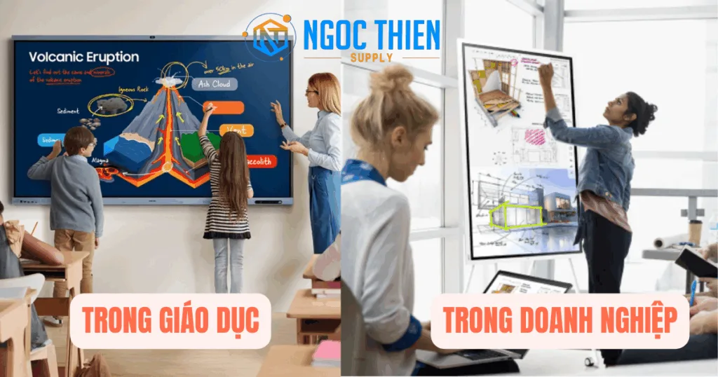 Ứng dụng thực tế màn hình tương tác Samsung