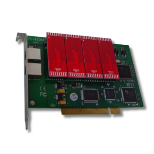 Zibosoft ZS-4308 – Card ghi âm điện thoại 8 lines