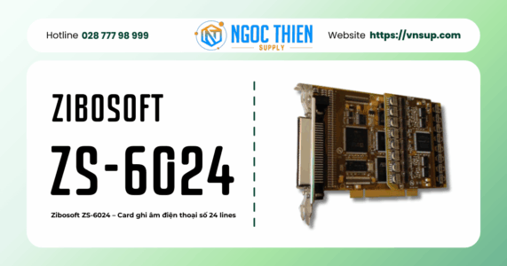 Zibosoft ZS-6024 – Card ghi âm điện thoại số 24 lines