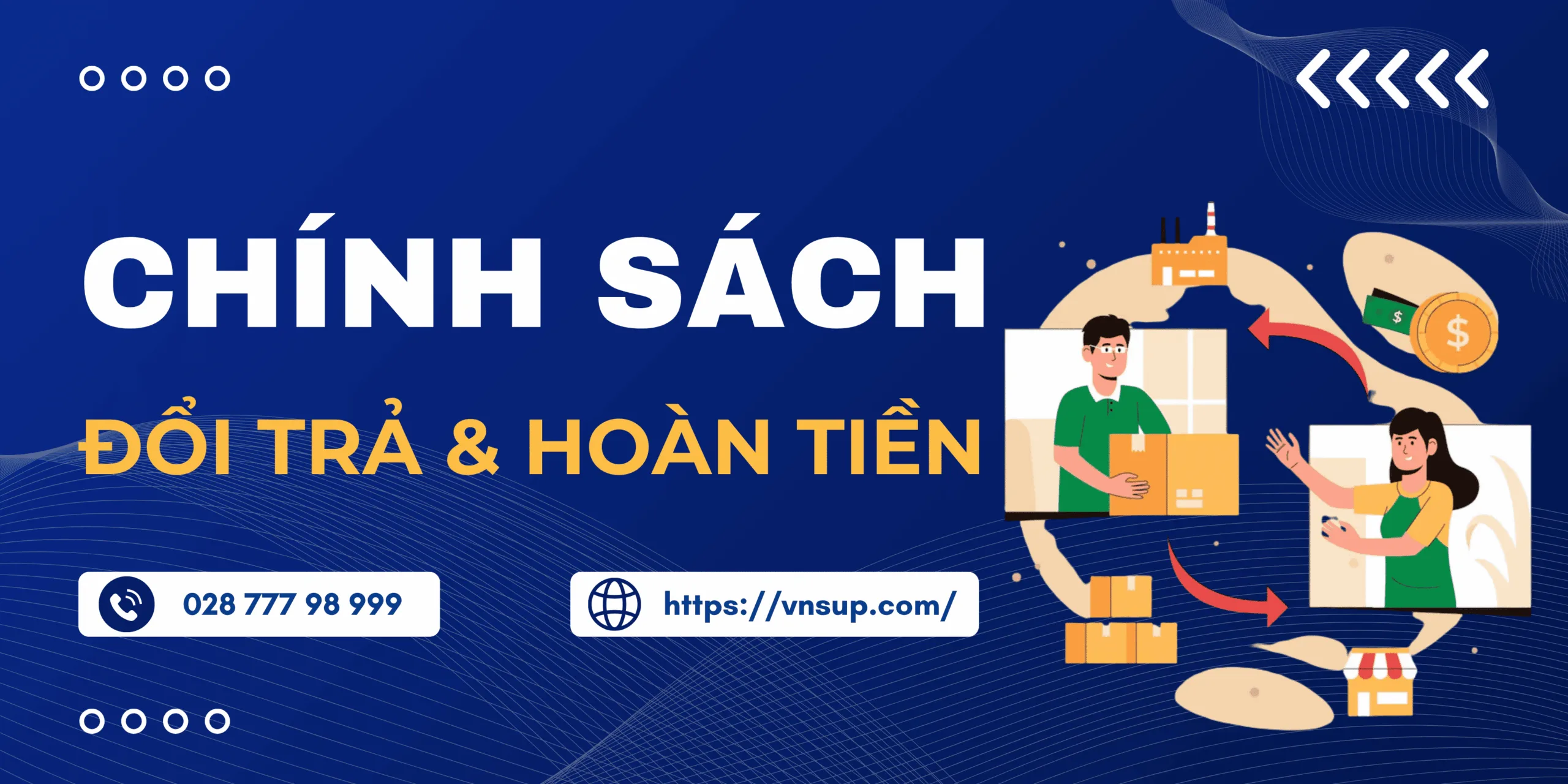 Chính sách đổi trả hàng và hoàn tiền