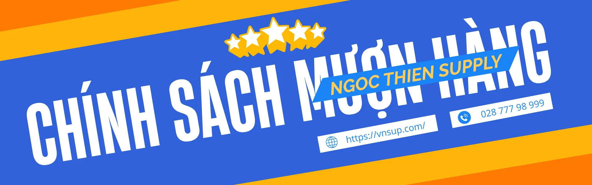 Chính sách mượn hàng tại Ngoc Thien Supply