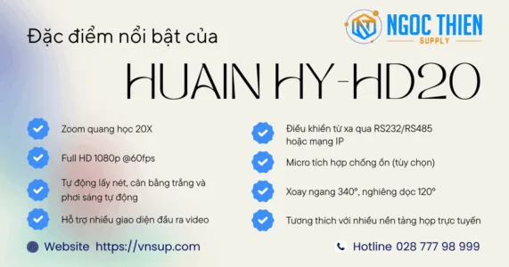 Đặc điểm nổi bật của Huain HY-HD20
