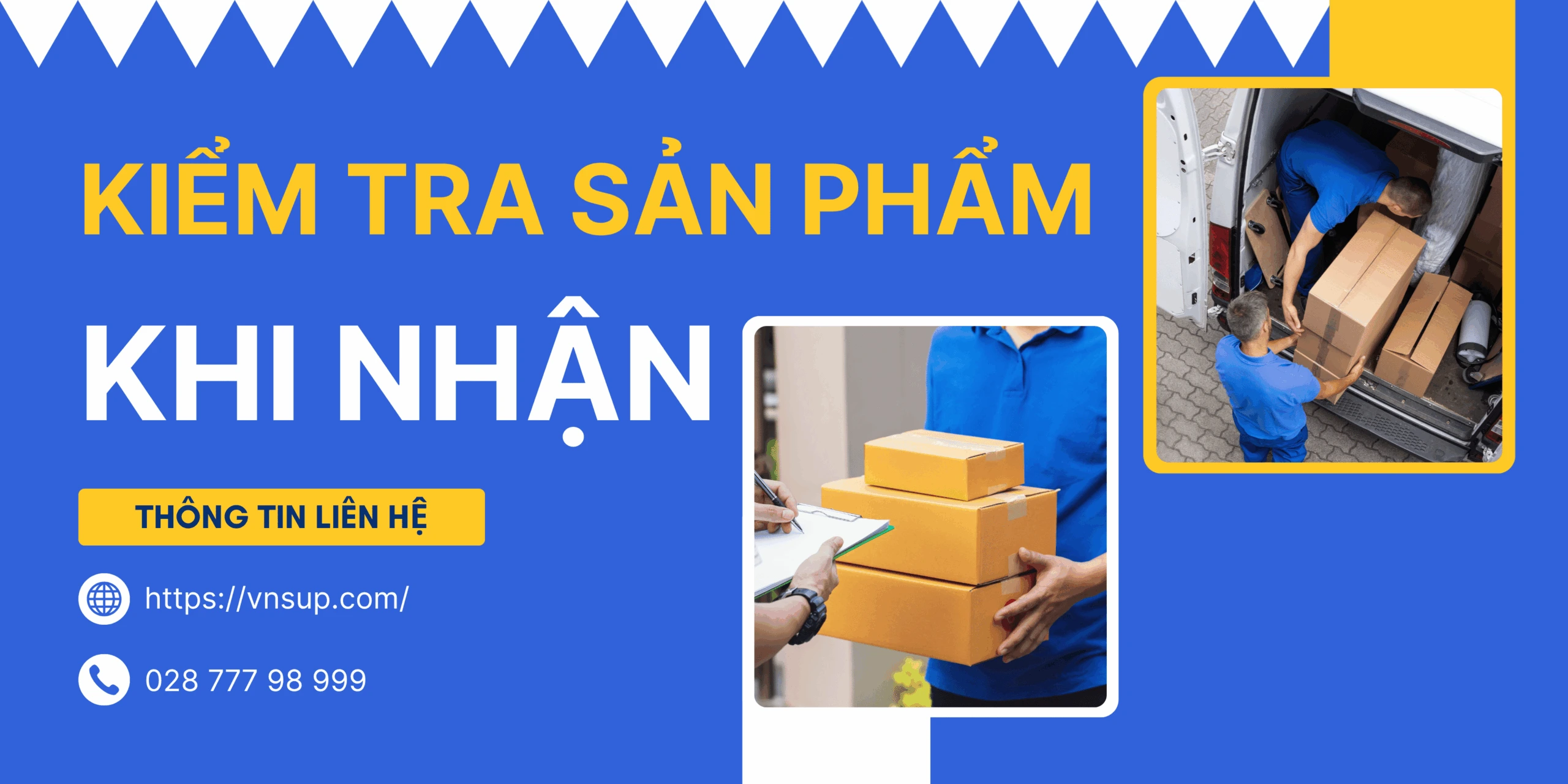 Kiểm tra sản phẩm trước khi nhận