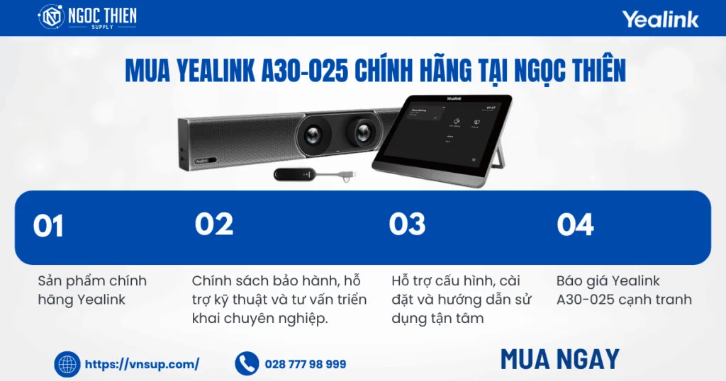 Mua Yealink A30-025 chính hãng tại Ngọc Thiên