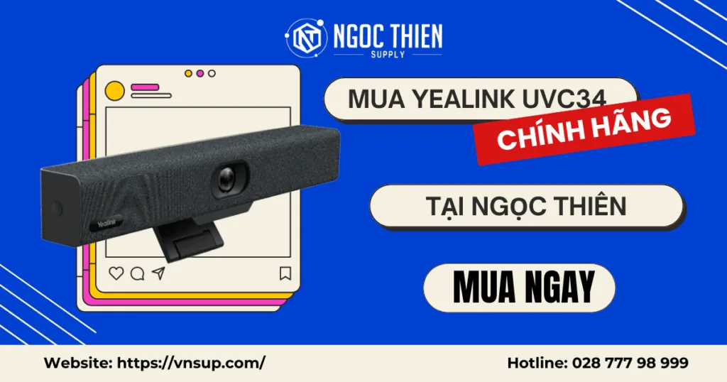 Mua Yealink UVC34 chính hãng tại Ngọc Thiên