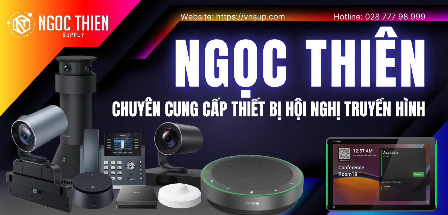 Ngọc Thiên chuyên cung cấp các thiết bị hội nghị truyền hình trực tuyến