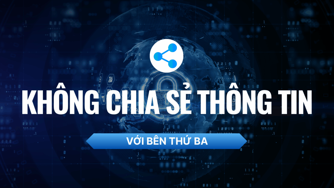 Ngọc Thiên không chia sẻ thông tin với bên thứ ba