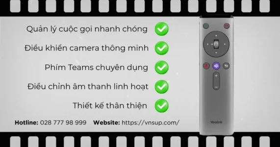Tính năng nổi bật của Yealink VCR20