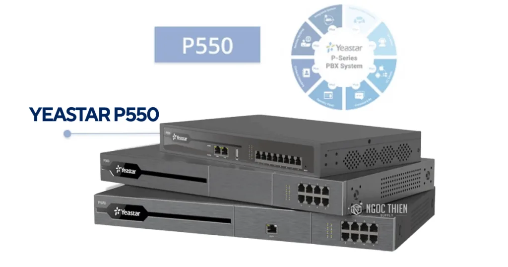 Tổng đài IP cho doanh nghiệp Yeastar P550 PBX