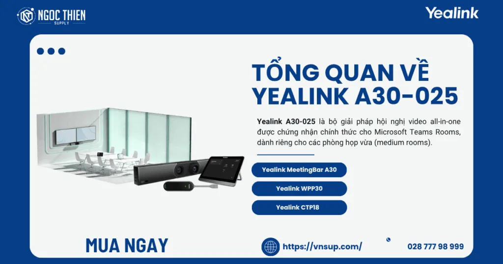 Tổng quan về Yealink A30-025