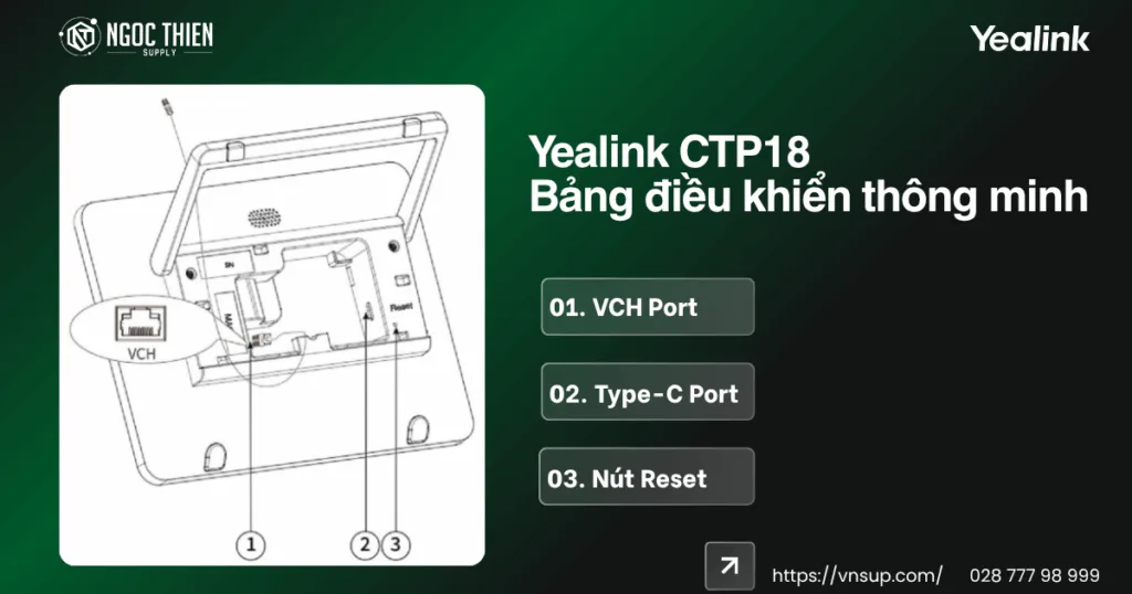Yealink CTP18  Bảng điều khiển thông minh