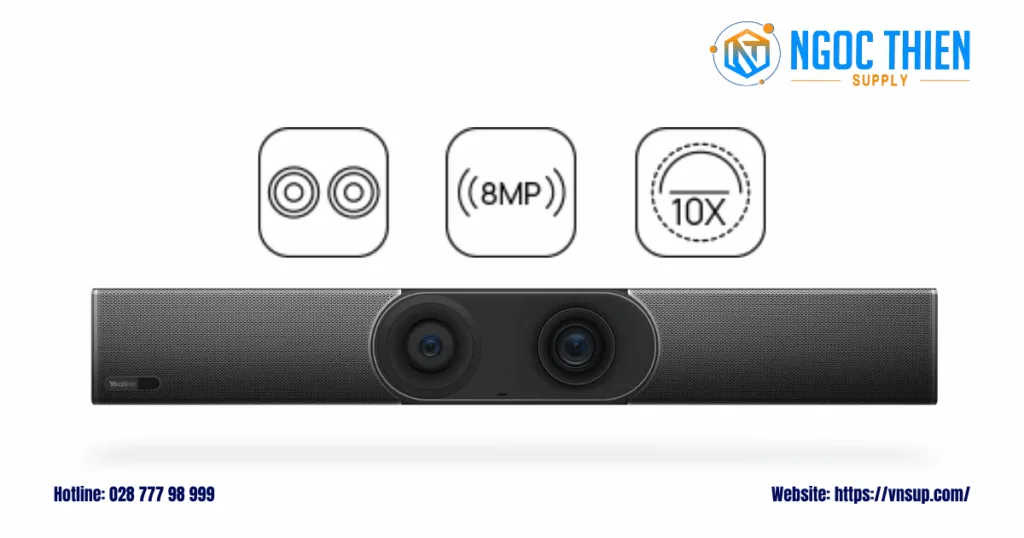 Yealink MeetingBar A30 - Thiết bị hội nghị All-in-one dành cho phòng họp vừa