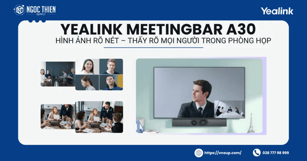 Yealink Meetingbar A30 hình ảnh rõ nét-Bộ giải pháp Yealink A30-025