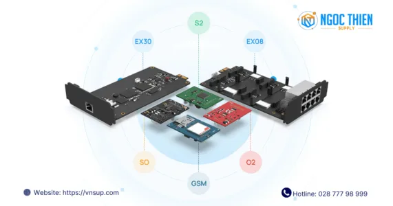 Yeastar P520 với thiết kế mô-đun linh hoạt