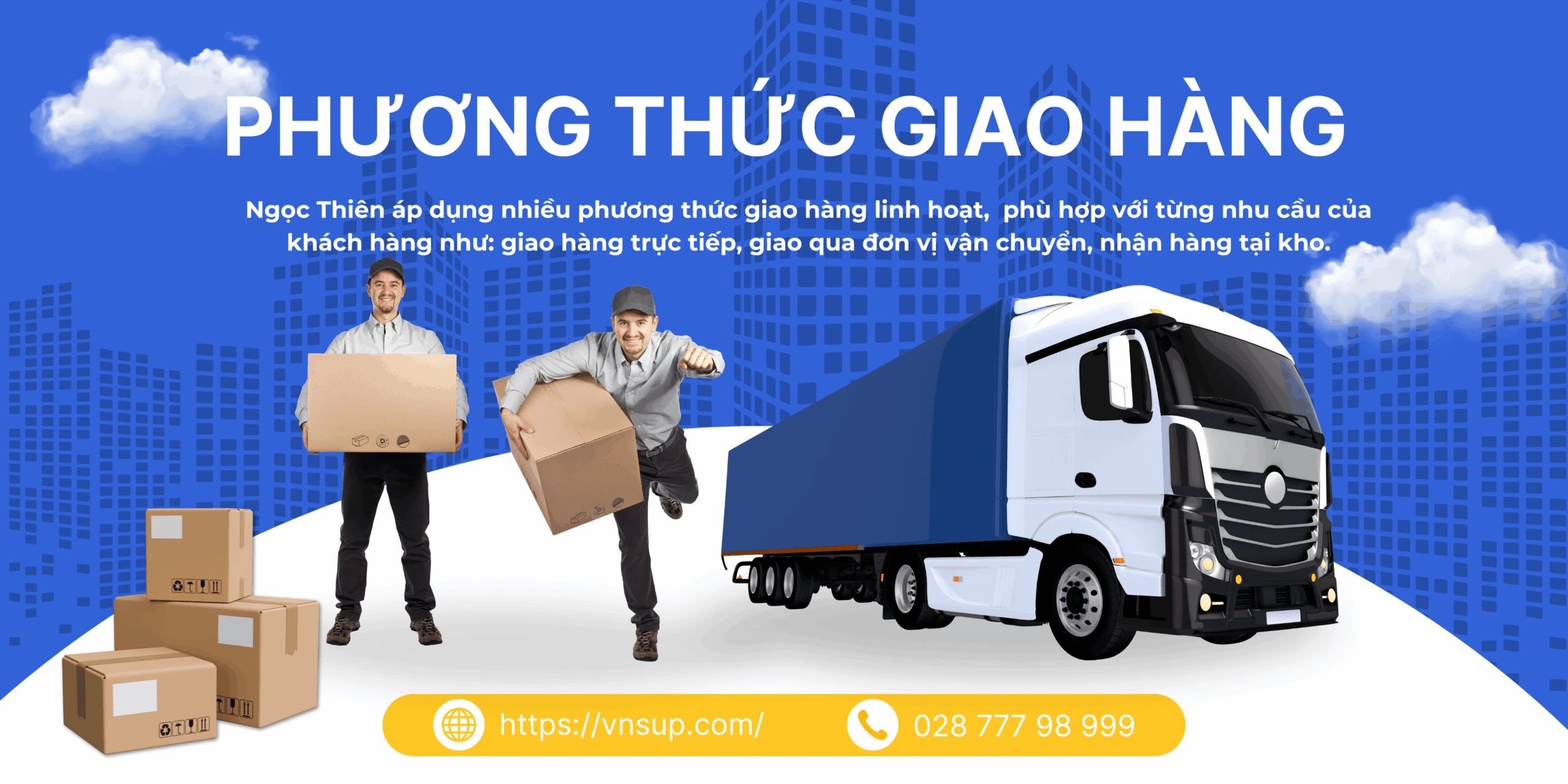 Phương thức giao hàng tại Ngọc Thiên
