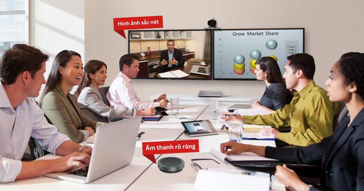 Lợi ích thiết bị họp trực tuyến chất lượng cao