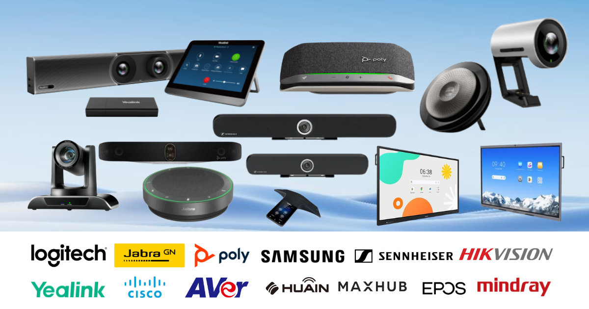 Các thương hiệu thiết bị họp trực tuyến phổ biến