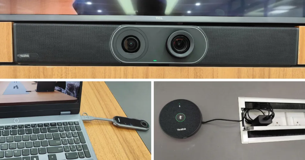 Chi tiết từng thiết bị triển khai hệ thống họp trực tuyến