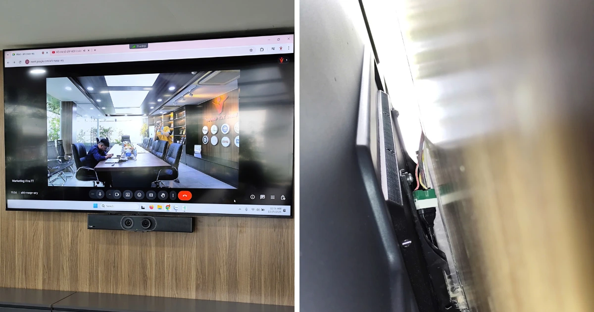 Đi dây cho camera hội nghị Yealink MeetingBar A30