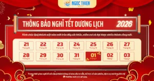 Thông báo lịch nghỉ Tết Dương Lịch 2026