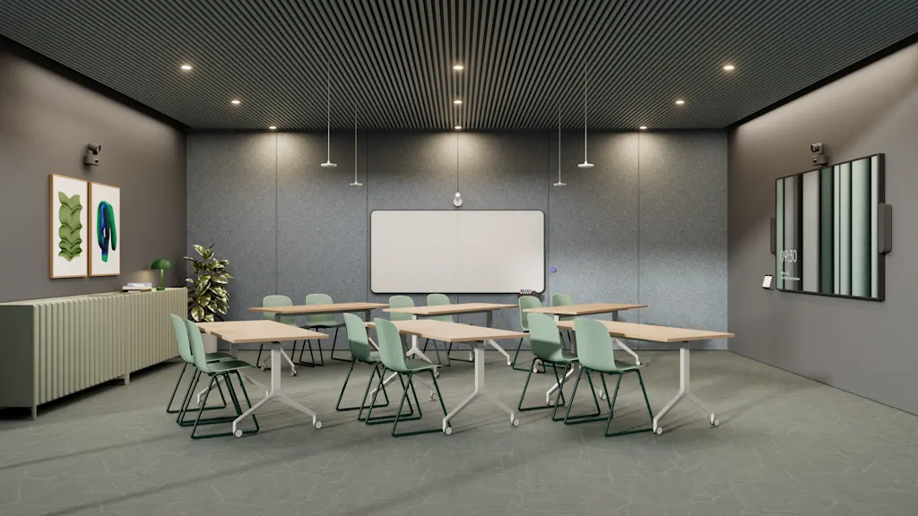 Logitech Rally AI Camera Pro cho phòng đa năng