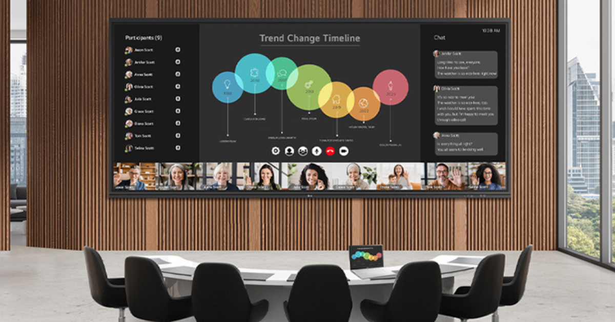 Màn hình tương tác LG TR5 105 inch