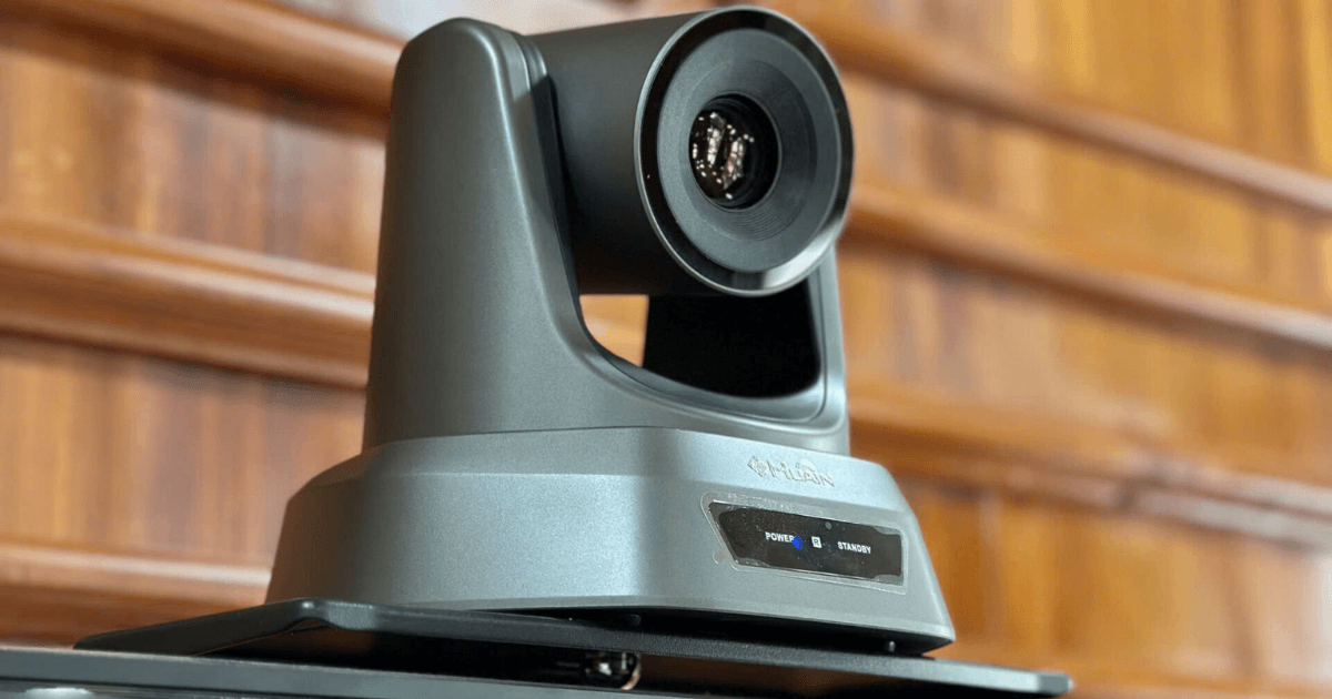 Ảnh thực tế camera hội nghị Huain