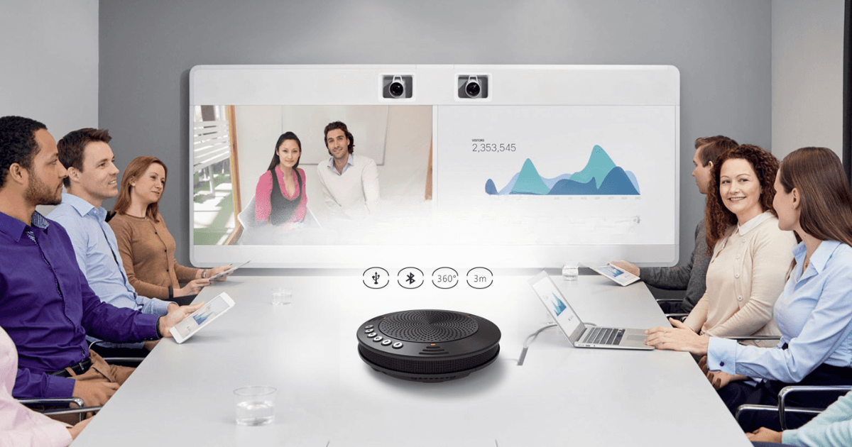 Hình ảnh loa hội nghị Meeteasy thực tế 4