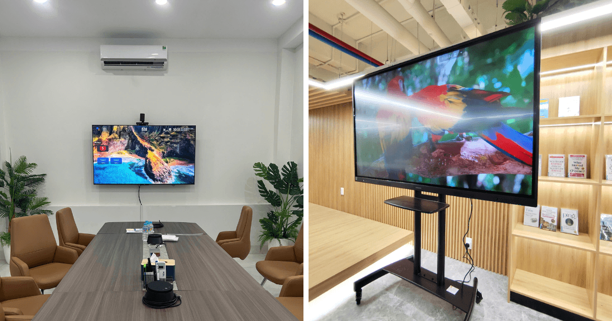 Hình ảnh thiết bị hội nghị truyền hình thực tế 2