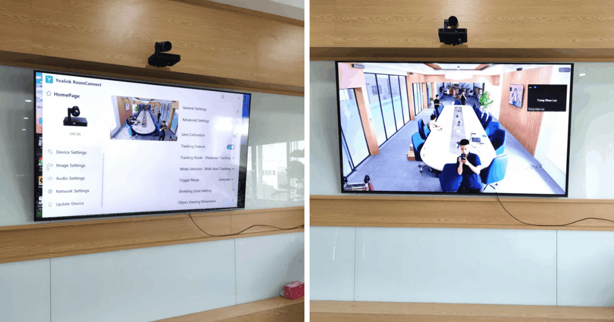 Hình ảnh thực tế camera hội nghị Yealink 2