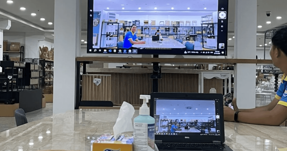 Hình ảnh thực tế camera hội nghị Yealink 8