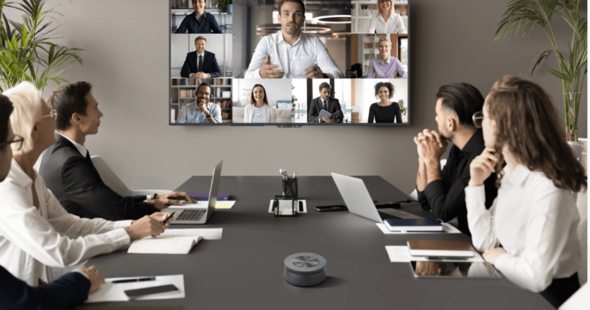 Hình ảnh thực tế của loa hội nghị Maxhub 3