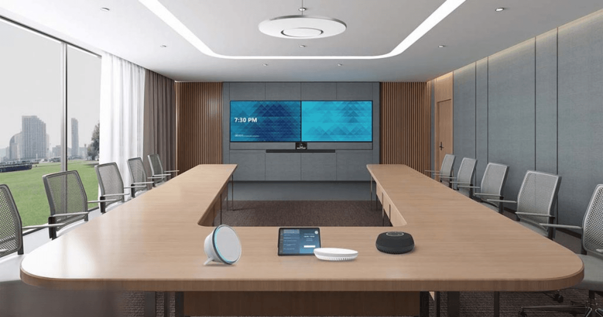 Hình ảnh thực tế loa hội nghị Shure 4