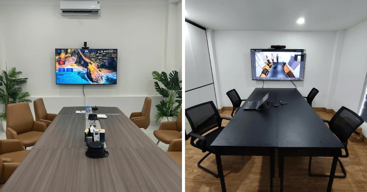 Hình ảnh thực tế phòng họp doanh nghiệp nhỏ